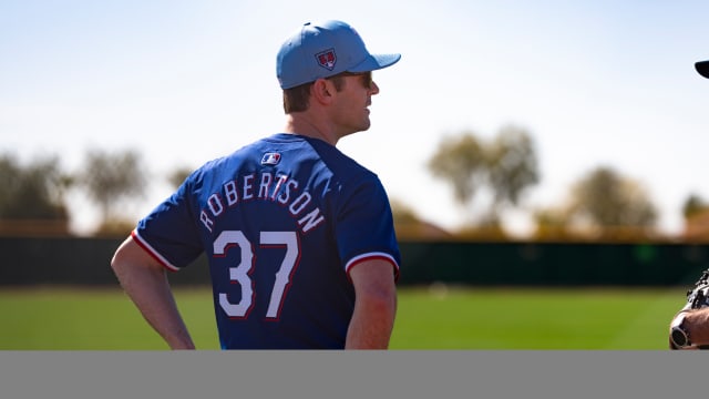 Reliever David Robertson, who signed with the Texas Rangers in the offseason, has 175 career saves and is likely option to close games in 2024.